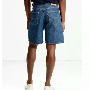 Levi’s 505 Med Wash Relaxed Straight Leg Mens 100% Cotton Denim Shorts Size 38